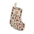 6 Oz. Christmas Cotton Canvas Stocking